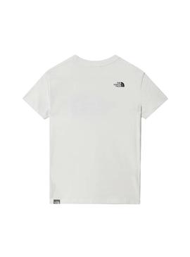 Camiseta The North Face Easy Blanco Niño y Niña