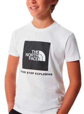 Camiseta The North Face Fox Blanco Niño y Niña