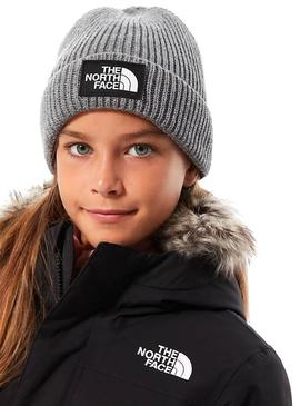 Gorro The North Face Box Gris para Niño y Niña