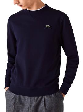 Sudadera Lacoste Basic Logo Azul para Hombre