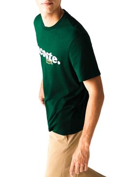 Camiseta Lacoste Italic Verde para Hombre