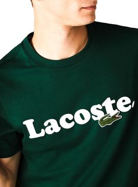 Camiseta Lacoste Italic Verde para Hombre