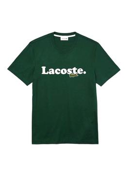 Camiseta Lacoste Italic Verde para Hombre