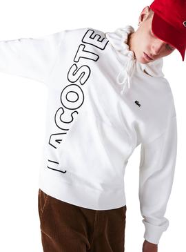 Sudadera Lacoste Live 1927 Blanco Mujer y Hombre