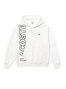 Sudadera Lacoste Live 1927 Blanco Mujer y Hombre