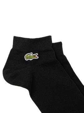 Calcetines Lacoste Ankle Negro para Hombre