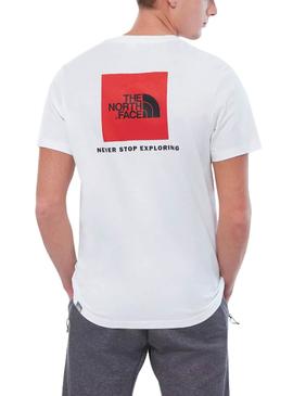 Camiseta The North Face Box Blanco para Hombre