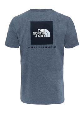 Camiseta The North Face Box Gris para Hombre