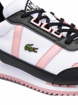 Zapatillas Lacoste Partner Retro Tricolor Mujer