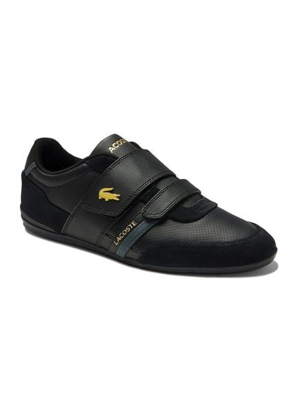 Debilitar rizo Cerco Zapatillas Lacoste Misano Strap 03 Negro Hombre