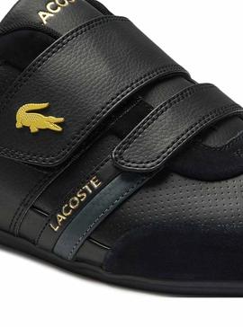 Zapatillas Lacoste Misano Strap 03 Negro Hombre