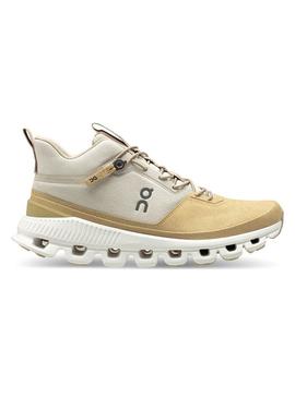 Zapatillas On Running Cloud Hi Pearl Camel Mujer