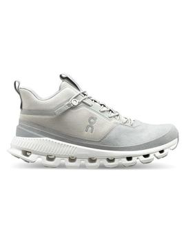 Zapatillas On Running Cloud Hi Glacier Grey Mujer