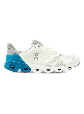 Zapatillas On Running Cloudflyer White Blue Hombre