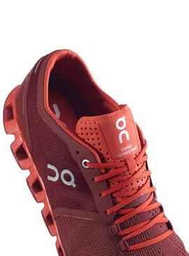 Zapatillas On Running Cloud X Sienna Rust Hombre 