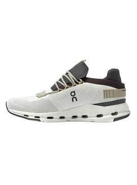 Zapatillas On Running Cloudnova White Umber Hombre