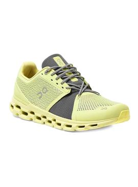 Zapatillas On Running Cloudstratus Pistachio Grey