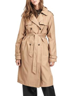 Gabardina Vila Trench Beige Mujer