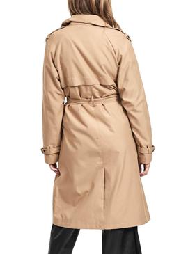 Gabardina Vila Trench Beige Mujer