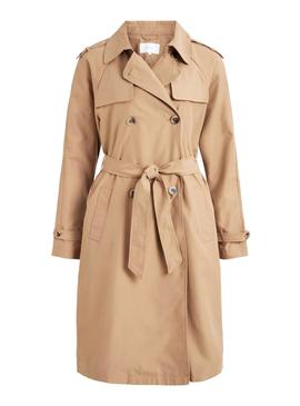 Gabardina Vila Trench Beige Mujer