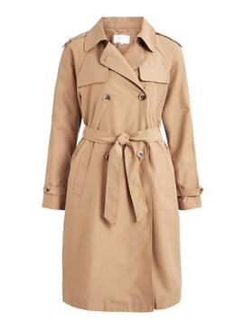 Gabardina Vila Trench Beige Mujer