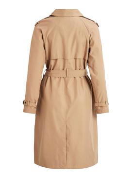 Gabardina Vila Trench Beige Mujer