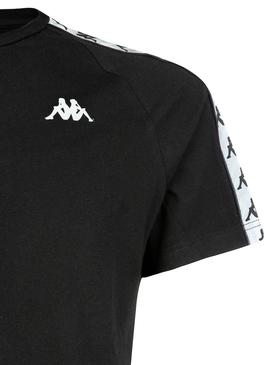 Camiseta Kappa Michael Negro Reflective Unisex