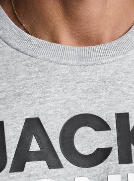 Sudadera Jack and Jones Sports Gris para Hombre