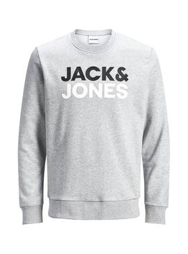 Sudadera Jack and Jones Sports Gris para Hombre