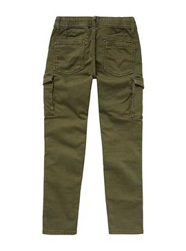 Pantalones Pepe Jeans Chase Cargo Gris Para Niño