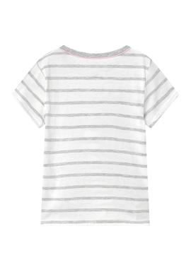 Camiseta Levis Two Tone Ringer Blanco Para Niña