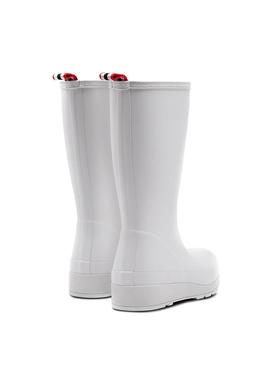 Bota Hunter Original Play Blanco Para Mujer