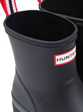 Bota Hunter Original Play Short Negro Para Mujer