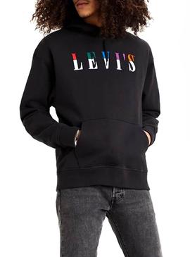 Sudadera Levis Relaxed Negro para Hombre