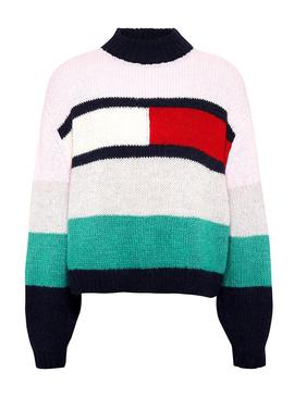 Jersey Tommy Jeans Bell Multi para Mujer