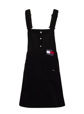 Peto Tommy Jeans Dungaree Negro para Hombre