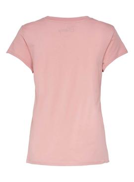 Camiseta Only Donald Daisy Rosa Para Mujer