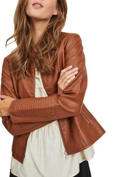 Cazadora Vila Viblue Camel Para Mujer