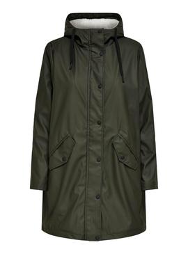 Chubasquero Only Sally Verde Para Mujer