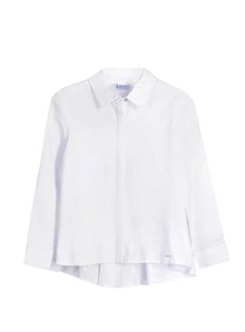 Camisa Mayoral Oxford Blanco para Niña