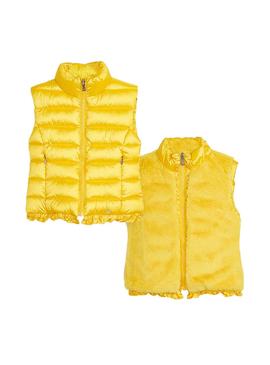 Chaleco Mayoral Reversible Amarillo para Niña