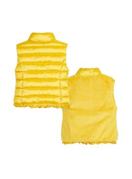 Chaleco Mayoral Reversible Amarillo para Niña