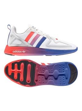 zapatillas Adidas ZX 2K Flux Blanco Para Hombre