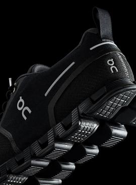 Zapatilla On Running Cloud Waterproof Negro Hombre