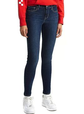 Pantalón Vaquero Levis 710 Novelty Indigo Mujer