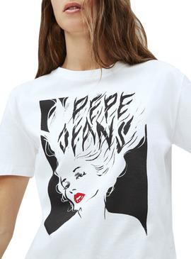 Camiseta Pepe Jeans Fabiana Blanco para Mujer