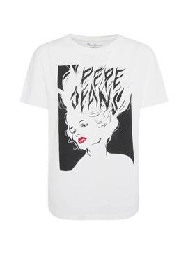 Camiseta Pepe Jeans Fabiana Blanco para Mujer