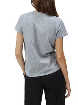 Camiseta Pepe Jeans Lucila Gris para Mujer