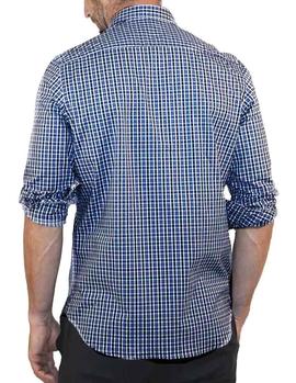 Camisa El Pulpo Pinpoint Azul para Hombre