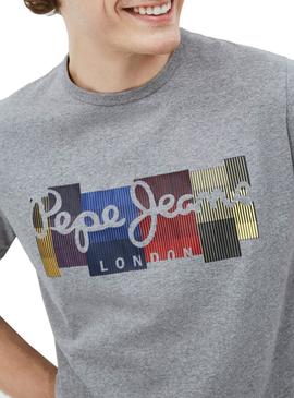 Camiseta Pepe Jeans Casst Gris para Hombre
